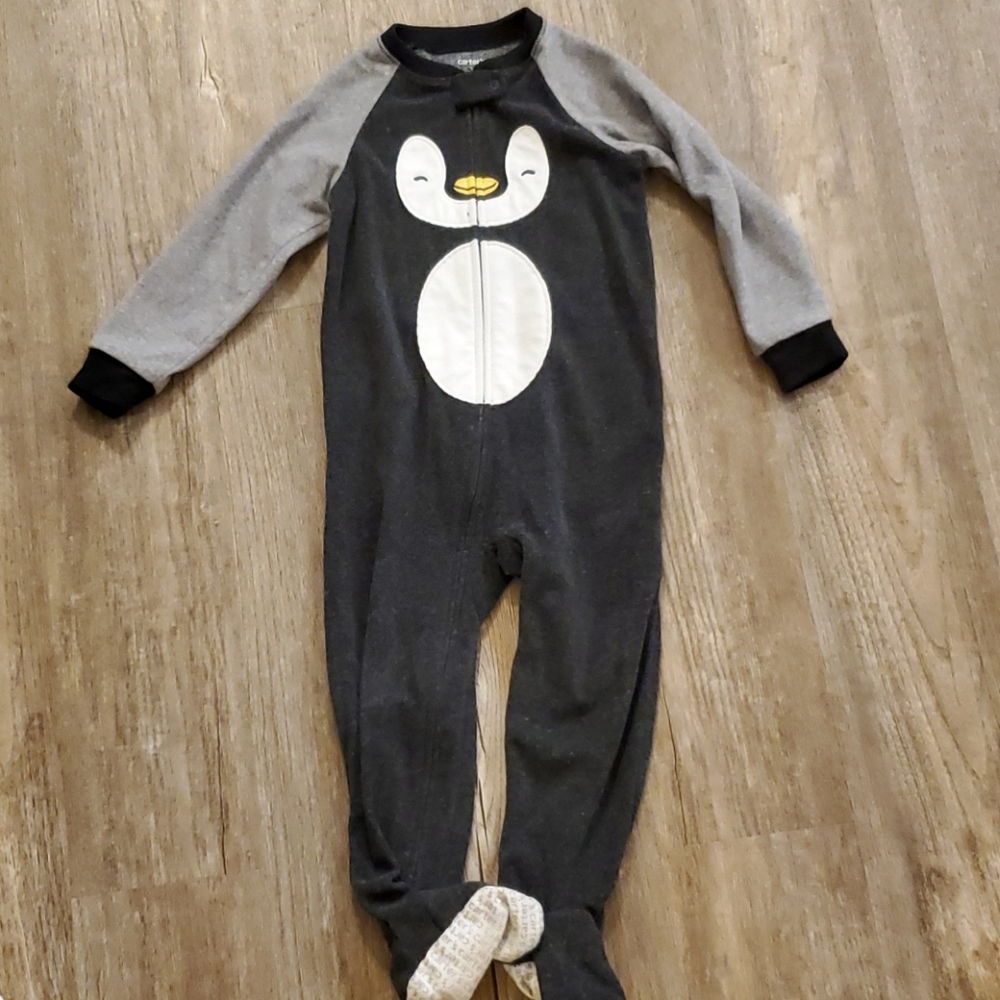 Carter's penguin footie pajamas